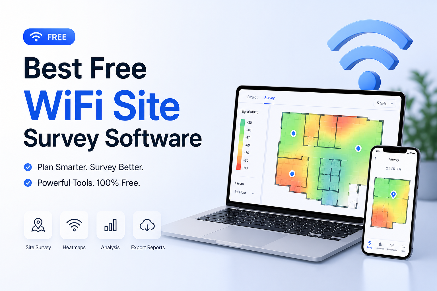 Best Free WiFi Site Survey Software