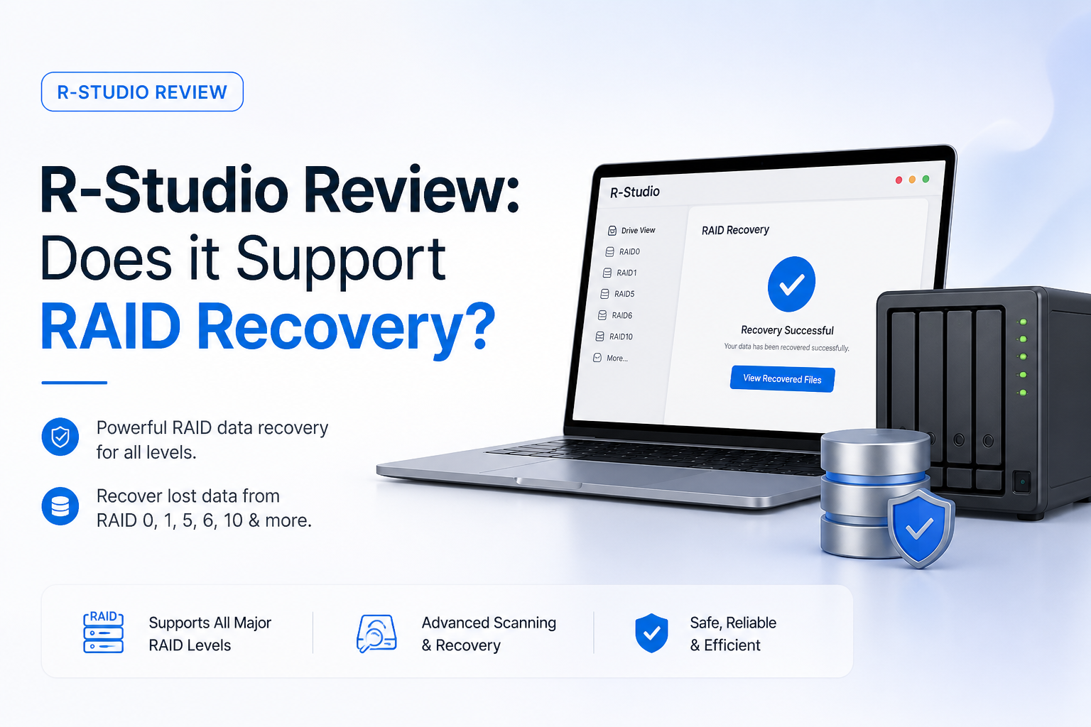 R-Studio Review 2026: Does it Support RAID Recovery?