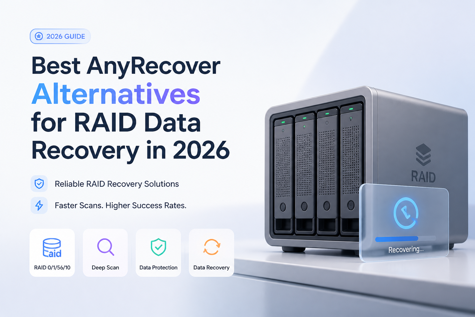 Best AnyRecover Alternatives for RAID Data Recovery in 2026